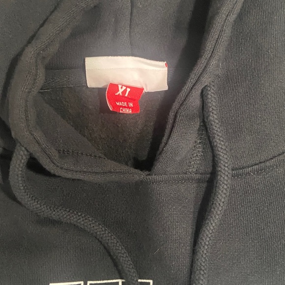 Mitchell & Ness Oakland Raiders Black Crewneck Hoodie - Picture 2 of 3